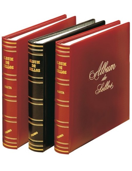 ALBUM DE SELLOS IMITACION PIEL CON CAJETIN - PAISES