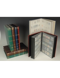 CLASIFICADOR DE SELLOS FILABO 125X177 7 HOJAS COLOR BLANCO BANDAS Y HOJA PROTECCION PAPEL BRILLANTINA  (A108)