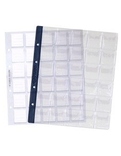 HOJA ALBUM MONEDAS PREMIUM 30 COMPARTIMENTOS FILABO CON HOJA CARTULINA IMPRESA PARA ANOTACIONES