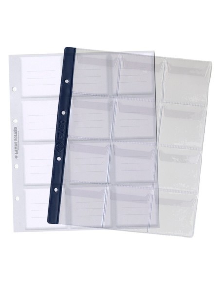 HOJA ALBUM MONEDAS PREMIUM 12 COMPARTIMENTOS FILABO CON HOJA CARTULINA IMPRESA PARA ANOTACIONES