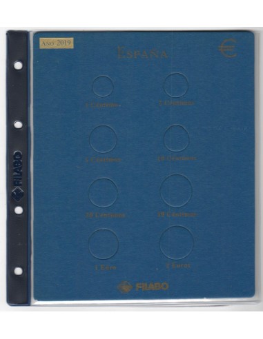 Hoja monedas Euro España Filabo