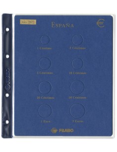 Hoja monedas Euro España Filabo