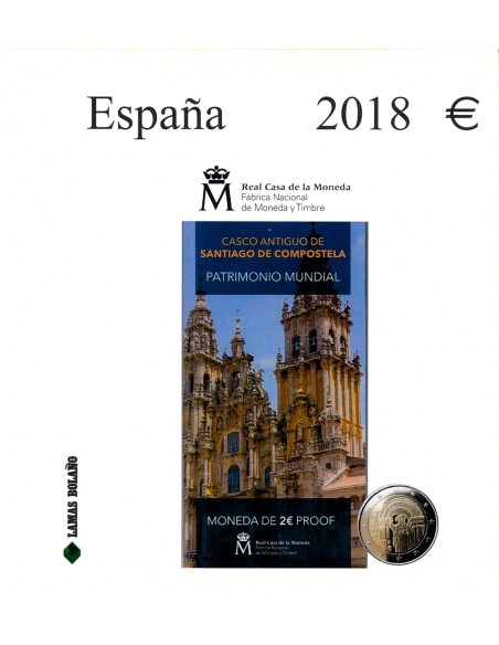 Hoja Cartera 2 Euro FNMT Filabo