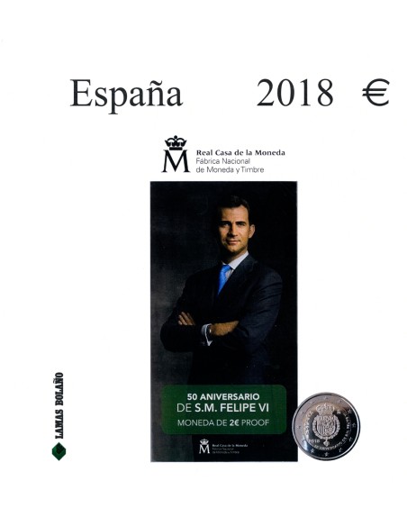 Hoja Cartera 2 Euro FNMT Filabo