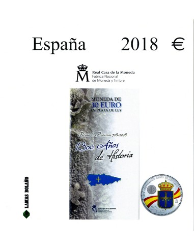 Hoja Cartera 30/40 Euro FNMT Filabo