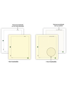 Hojas Neutras Filabo Personalizadas - Paquete 25 hojas 2