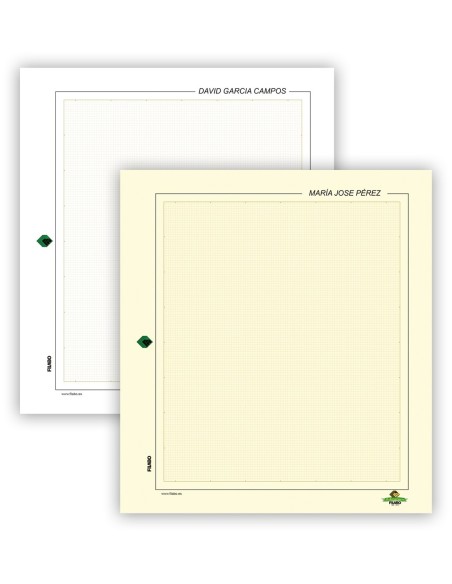 Hojas Neutras Filabo Personalizadas - Paquete 25 hojas