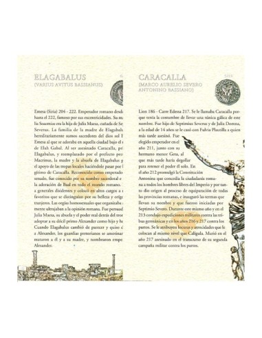 Álbum Filabo Imperio Romano 6 hojas + fichas