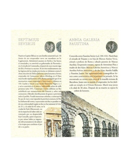 Álbum Filabo Imperio Romano 6 hojas + fichas