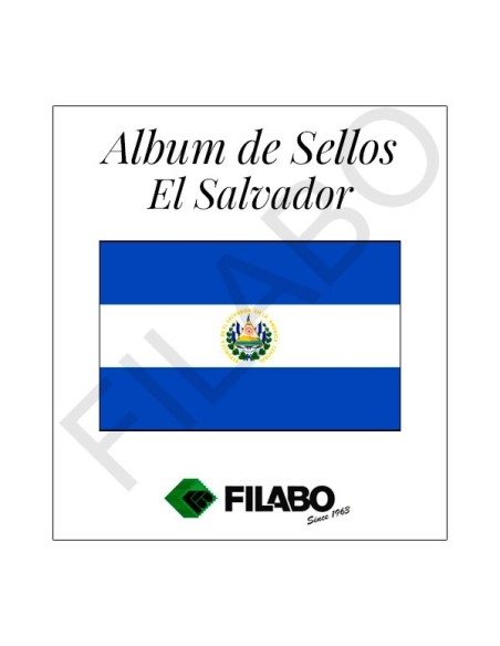 HOJAS ALBUM DE SELLOS DE EL SALVADOR FILABO