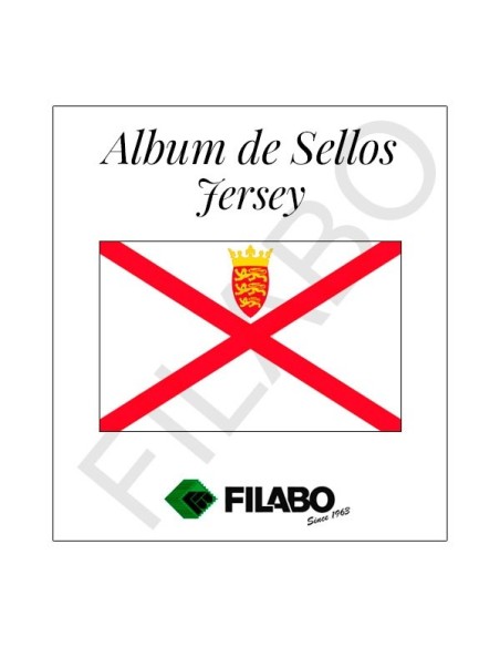 FILABO HOJAS ALBUM DE SELLOS DE JERSEY