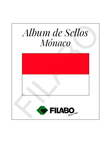 FILABO HOJAS ALBUM DE SELLOS DE MONACO