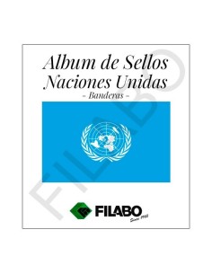 HOJAS ÁLBUM DE SELLOS NACIONES UNIDAS - BANDERAS