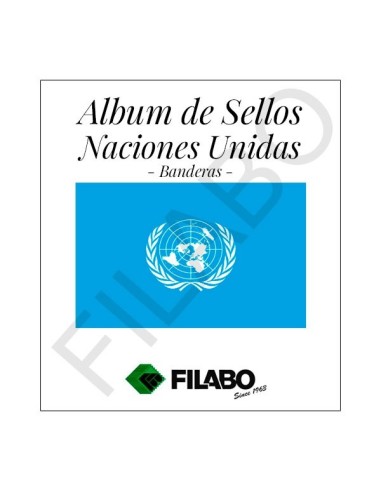 HOJAS ÁLBUM DE SELLOS NACIONES UNIDAS - BANDERAS