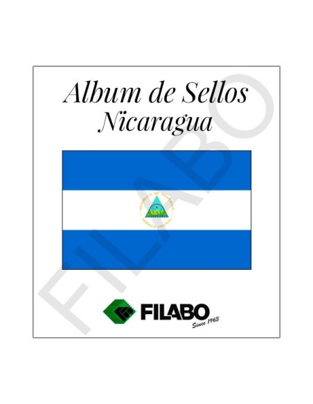 HOJAS ALBUM DE SELLOS DE NICARAGUA FILABO