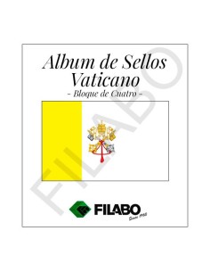HOJAS ÁLBUM DE SELLOS VATICANO - BLOQUE DE CUATRO