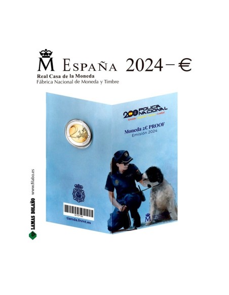 Hoja Cartera 2 Euro FNMT Filabo