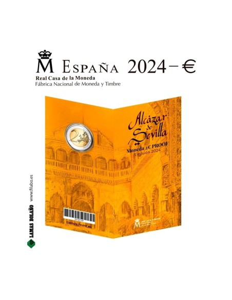 Hoja Cartera 2 Euro FNMT Filabo