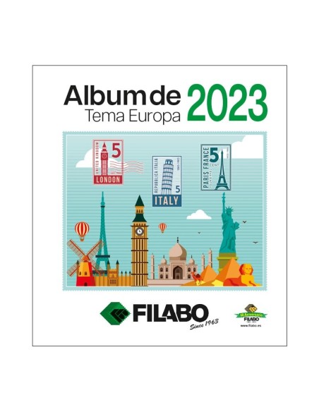 HOJAS ALBUM DE SELLOS DE TEMA DE EUROPA