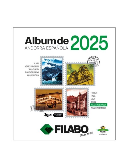 SUPLEMENTOS FILABO ANDORRA ESPAÑOLA HOJAS ALBUM DE SELLOS 
