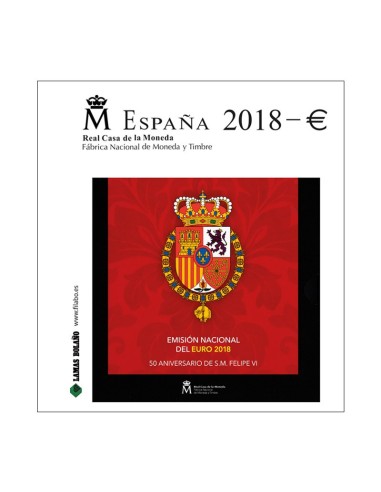 Hoja para Carteritas Euro España|Filabo.es