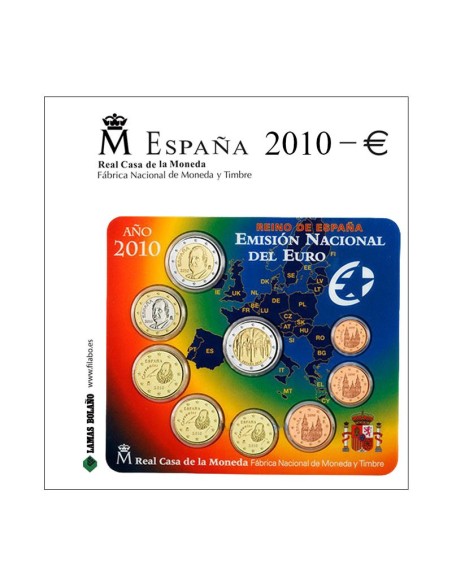 Hoja para Carteritas Euro España|Filabo.es