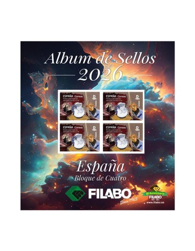Hojas Álbum Sellos España Bloque Cuatro|Filabo.es