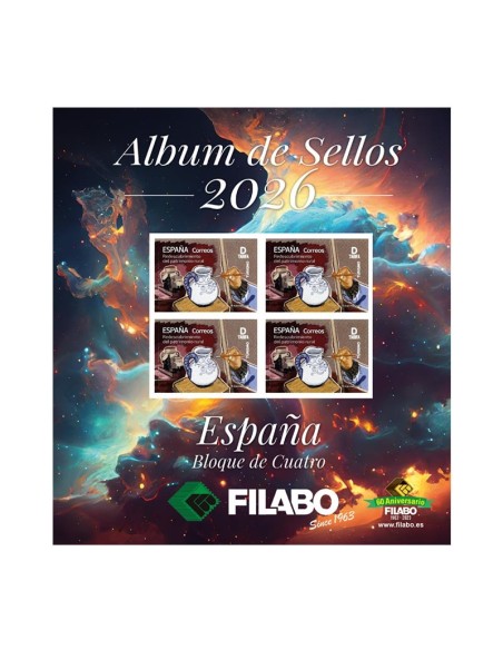 Hojas Álbum Sellos España Bloque Cuatro|Filabo.es