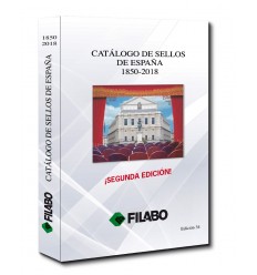 CATALOGO FILABO DE SELLOS DE ESPAÑA 1850-2018 EDICION 34 A TODO COLOR II EDICION