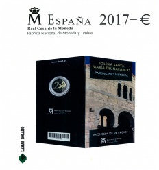 Hoja Cartera 2 Euro FNMT Filabo