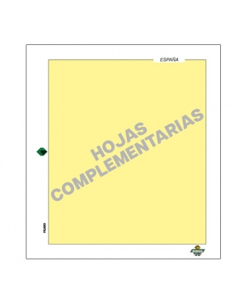HOJAS FILABO ESPAÑA - HOJAS COMPLEMENTARIAS - 1 SELLO