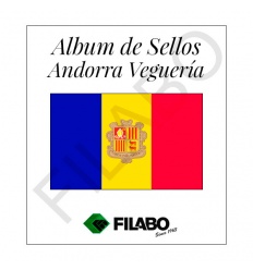 HOJAS ALBUM DE SELLOS DE ANDORRA VEGUERIA