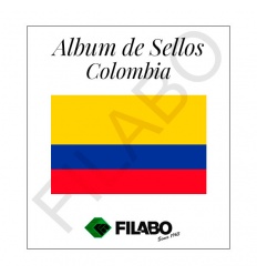 HOJAS ALBUM DE SELLOS DE COLOMBIA FILABO