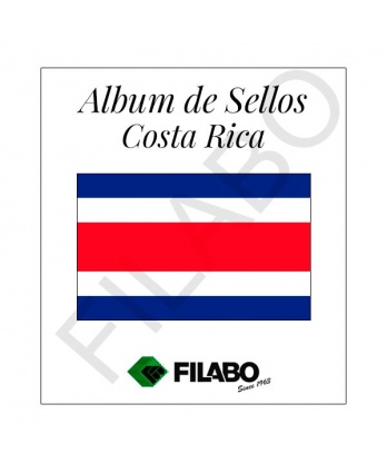 HOJAS ALBUM DE SELLOS DE COSTA RICA FILABO