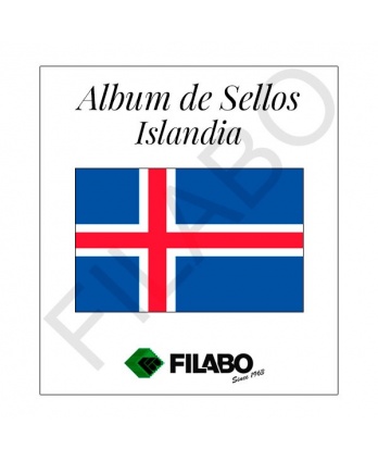 HOJAS ALBUM DE SELLOS DE ISLANDIA FILABO