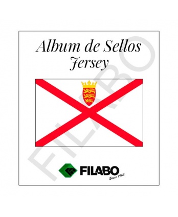 FILABO HOJAS ALBUM DE SELLOS DE JERSEY