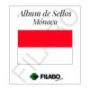 FILABO HOJAS ALBUM DE SELLOS DE MONACO