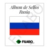 HOJAS ALBUM DE SELLOS DE RUSIA