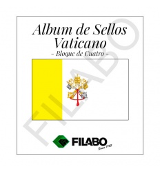 HOJAS ÁLBUM DE SELLOS VATICANO - BLOQUE DE CUATRO